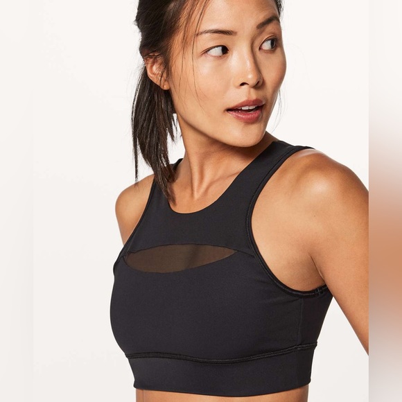 Lululemon Run the Day Bra Black Size 4 - Picture 4 of 5